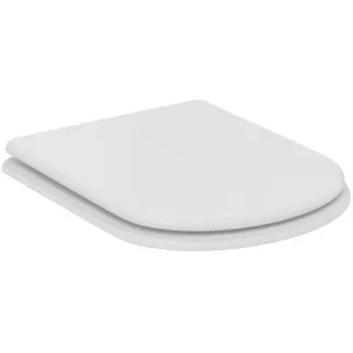 IDEAL STANDARD CALLA - Sandwich Sitz 365x430x50 mm in weiß glänzend - SoftClosing WC #E251801 - Weiß (Alpin)
