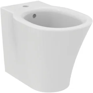 IDEAL STANDARD CONNECT AIR - Stand-Bidet 360x545x395 mm in weiß glänzend, 1 Hahnloch, mit Überlauf #E233401 - Weiß (Alpin)