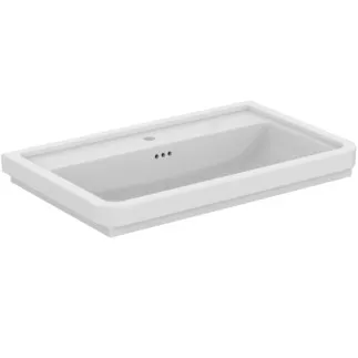 IDEAL STANDARD CALLA - Möbelwaschtisch 865x540x175 mm in weiß glänzend, 1 Hahnloch, mit Überlauf #E224101 - Weiß (Alpin)