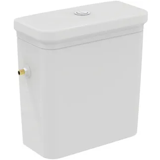 IDEAL STANDARD CALLA - WC-Spülkasten 395x180 mm in weiß glänzend - 6/3l 2-Mengen Spültechnik #E251301 - Weiß (Alpin)