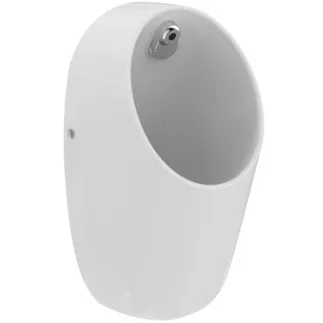 IDEAL STANDARD I.LIFE - Urinal Paket 315x300x640 mm in weiß glänzend, ohne Ablaufgarnitur - Batteriebetrieben, Randlos #E266501 - Weiß (Alpin)