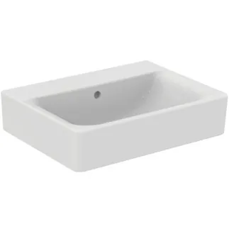 IDEAL STANDARD CONNECT - Waschtisch 600x460x175 mm in weiß glänzend, ohne Hahnloch, mit Überlauf #E810101 - Weiß (Alpin)