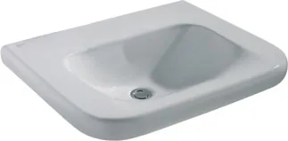 IDEAL STANDARD CONTOUR 21 - Waschtisch 600x555x175 mm in weiß glänzend, ohne Hahnloch, ohne Überlauf #E512201 - Weiß (Alpin)