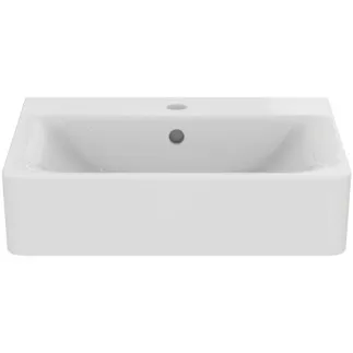 IDEAL STANDARD CONNECT - Waschtisch 550x460x175 mm in weiß glänzend, 1 Hahnloch, mit Überlauf #E713901 - Weiß (Alpin), Bild 2
