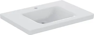IDEAL STANDARD CONNECT FREEDOM - Waschtisch 800x555x165 mm in weiß glänzend, 1 Hahnloch, ohne Überlauf #E548601 - Weiß (Alpin)