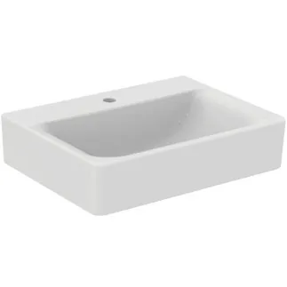 IDEAL STANDARD CONNECT - Waschtisch 600x460x175 mm in weiß glänzend, 1 Hahnloch, ohne Überlauf #E810301 - Weiß (Alpin)