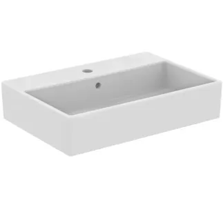 IDEAL STANDARD STRADA - Schale 600x420x145 mm in weiß glänzend, 1 Hahnloch, mit Überlauf #K078101 - Weiß (Alpin)