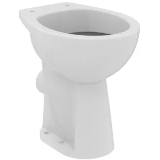 IDEAL STANDARD EUROVIT - Stand-WC 365x480x470 mm in weiß glänzend, CL1 Vollspülung 5.9 - 6 l/min, horizontaler Ablauf - CL1 #K803801 - Weiß (Alpin)