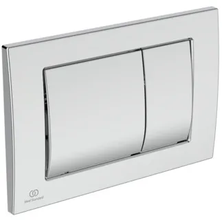 IDEAL STANDARD SEPTA PRO - Mechanische Betätigungsplatte 243x17x163 mm, mechanisch in edelstahl #R0127MY - Stahl gebürstet