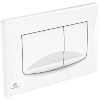 IDEAL STANDARD SOLEA - Mechanische Betätigungsplatte 245x19x165 mm, mechanisch in weiß #R0109AC - Weiß