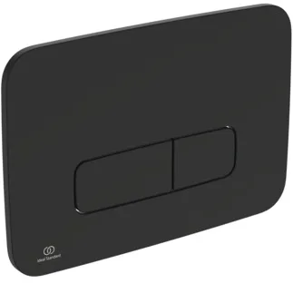 IDEAL STANDARD OLEAS - Mechanische Betätigungsplatte 241x8.5x165 mm, mechanisch in schwarz #R0123A6 - Schwarz