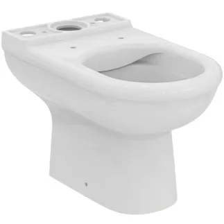 IDEAL STANDARD DELLA - Stand-WC für Kombination in weiß glänzend - Spülrandlose Spültechnologie RimLS+ #R045701 - Weiß (Alpin)