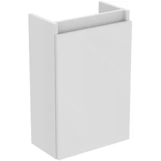 IDEAL STANDARD EUROVIT+ - Waschtisch-Unterschrank 354x202x550 mm in weiß, 1 Tür - Grifflos, SoftClosing, Platzsparend, Vormontiert, Nachhaltig gewonnenes Holz #R0271WG - Hochglanz weiß lackiert
