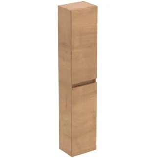 IDEAL STANDARD EUROVIT+ - Schrank 300x236x1500 mm in Hamilton eiche, 2 Türen - Grifflos, SoftClosing, Vormontiert, Nachhaltig gewonnenes Holz #R0268Y8 - Hamilton eiche