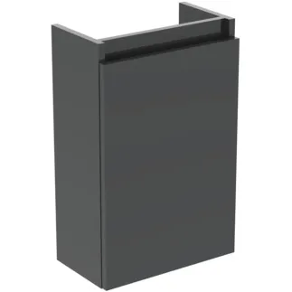 IDEAL STANDARD EUROVIT+ - Waschtisch-Unterschrank 354x202x550 mm in grau, 1 Tür - Grifflos, SoftClosing, Platzsparend, Vormontiert, Nachhaltig gewonnenes Holz #R0271TI