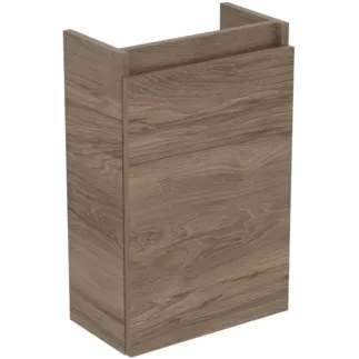 IDEAL STANDARD EUROVIT+ - Waschtisch-Unterschrank 354x202x550 mm in nussbaum geflammt, 1 Tür - Grifflos, SoftClosing, Platzsparend, Vormontiert #R0271Y9 - nussbaum geflammt