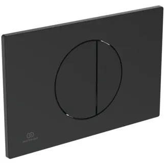IDEAL STANDARD OLEAS - Mechanische Betätigungsplatte 230x7.5x150 mm, mechanisch in schwarz #R0503A6 - Schwarz
