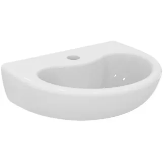 IDEAL STANDARD CONTOUR 21 - Handwaschbecken 400x330x135 mm in weiß glänzend, 1 Hahnloch, ohne Überlauf - Platzsparender Waschtisch #S263901 - Weiß (Alpin), Bild 1