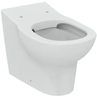 IDEAL STANDARD CONTOUR 21 - Stand-WC (rückseitig offen) 315x490x360 mm in weiß glänzend, CL1 Vollspülung 4.5 - 6 l/min, horizontaler Ablauf - CL1, CL2, Spülrandlose Spültechnologie RimLS #S312301 - Weiß (Alpin)