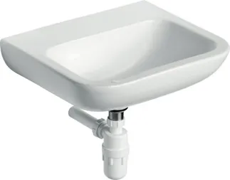 IDEAL STANDARD CONTOUR 21 - Handwaschbecken 400x365x177 mm in weiß glänzend, ohne Hahnloch, ohne Überlauf - Platzsparender Waschtisch #S240701 - Weiß (Alpin)