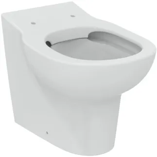 IDEAL STANDARD CONTOUR 21 - Stand-WC (rückseitig offen) 360x520x400 mm in weiß glänzend, CL1 Vollspülung 4.5 - 6 l/min, horizontaler Ablauf - CL1, CL2, Spülrandlose Spültechnologie RimLS #S312601 - Weiß (Alpin)