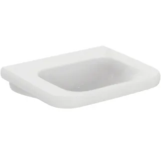 IDEAL STANDARD CONTOUR 21 - Waschtisch 650x555x175 mm in weiß glänzend, ohne Hahnloch, ohne Überlauf #S253401 - Weiß (Alpin)