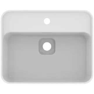 IDEAL STANDARD STRADA II - Halbeinbauwaschtisch 500x400x175 mm in weiß glänzend, 1 Hahnloch, mit Überlauf #T299301 - Weiß (Alpin), Bild 4