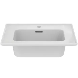 IDEAL STANDARD STRADA II - Möbelwaschtisch 540x460x180 mm in weiß, 1 Hahnloch, mit Überlauf - IdealPlus #T2988MA - Weiß (Alpin) mit Ideal Plus, Bild 2