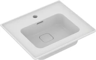 IDEAL STANDARD STRADA II - Möbelwaschtisch 540x460x180 mm in weiß, 1 Hahnloch, mit Überlauf - IdealPlus #T2988MA - Weiß (Alpin) mit Ideal Plus