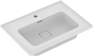 IDEAL STANDARD STRADA II - Möbelwaschtisch 640x460x180 mm in weiß, 1 Hahnloch, mit Überlauf - IdealPlus #T2991MA - Weiß (Alpin) mit Ideal Plus, Bild 1