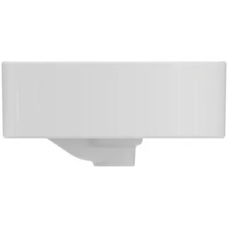 IDEAL STANDARD STRADA II - Schale 380x380x180 mm in weiß glänzend, ohne Hahnloch, mit Überlauf - Platzsparender Waschtisch #T292901 - Weiß (Alpin), Bild 3