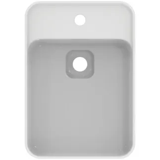 IDEAL STANDARD STRADA II - Schale 500x350x170 mm in weiß glänzend, 1 Hahnloch, mit Überlauf - Platzsparender Waschtisch #T296401 - Weiß (Alpin), Bild 4