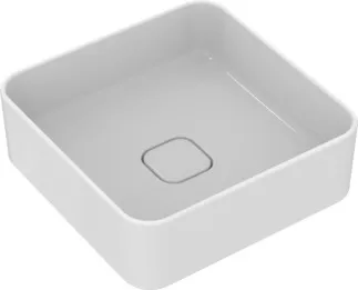 IDEAL STANDARD STRADA II - Schale 400x400x180 mm in weiß glänzend, ohne Hahnloch, ohne Überlauf #T296201 - Weiß (Alpin)