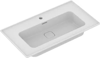 IDEAL STANDARD STRADA II - Möbelwaschtisch 840x460x180 mm in weiß glänzend, 1 Hahnloch, mit Überlauf #T300301 - Weiß (Alpin)