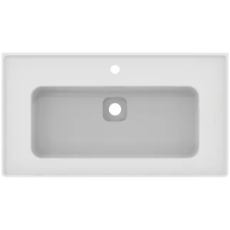 IDEAL STANDARD STRADA II - Möbelwaschtisch 840x460x180 mm in weiß glänzend, 1 Hahnloch, mit Überlauf #T300301 - Weiß (Alpin), Bild 4