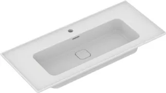 IDEAL STANDARD STRADA II - Möbelwaschtisch 1040x460x180 mm in weiß glänzend, 1 Hahnloch, mit Überlauf #T300401 - Weiß (Alpin)