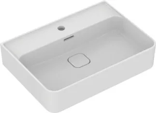 IDEAL STANDARD STRADA II - Waschtisch 600x430x170 mm in weiß glänzend, 1 Hahnloch, mit Überlauf #T300001 - Weiß (Alpin)