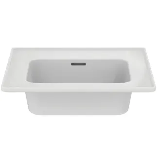 IDEAL STANDARD STRADA II - Möbelwaschtisch 540x460x180 mm in weiß glänzend, ohne Hahnloch, mit Überlauf #T363201 - Weiß (Alpin), Bild 2