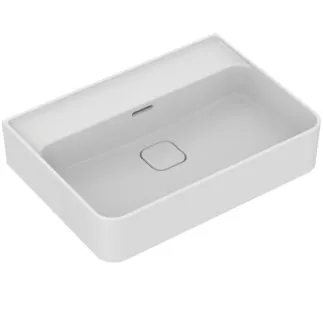 IDEAL STANDARD STRADA II - Waschtisch 600x430x170 mm in weiß glänzend, ohne Hahnloch, mit Überlauf #T363801 - Weiß (Alpin)
