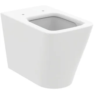 IDEAL STANDARD BLEND CUBE - Stand-WC (rückseitig offen) 355x560x400 mm in weiß seidenmatt, CL1 Vollspülung 4.5 - 6 l/min, horizontaler Ablauf - CL1, CL2, Spültechnologie AquaBlade #T3688V1 - Seidenweiß