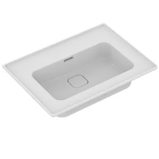 IDEAL STANDARD STRADA II - Möbelwaschtisch 640x460x180 mm in weiß, ohne Hahnloch, mit Überlauf - IdealPlus #T3633MA - Weiß (Alpin) mit Ideal Plus