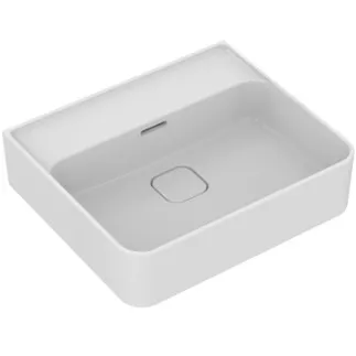 IDEAL STANDARD STRADA II - Waschtisch 500x430x170 mm in weiß glänzend, ohne Hahnloch, mit Überlauf #T363701 - Weiß (Alpin)