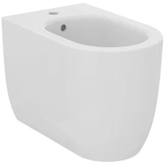 IDEAL STANDARD BLEND CURVE - Stand-Bidet 355x560x400 mm in weiß glänzend, 1 Hahnloch, mit Überlauf #T375301 - Weiß (Alpin)
