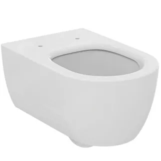 IDEAL STANDARD BLEND CURVE - Wand-WC 355x540x340 mm in weiß, CL1 Vollspülung 4.5 - 6 l/min, horizontaler Ablauf - CL1, CL2, Spültechnologie AquaBlade, IdealPlus #T3749MA - Weiß (Alpin) mit Ideal Plus