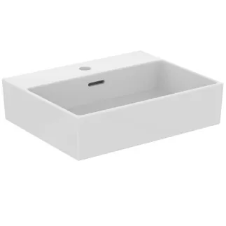 IDEAL STANDARD EXTRA - Schale 500x400x150 mm in weiß glänzend, 1 Hahnloch, mit Überlauf #T374101 - Weiß (Alpin)