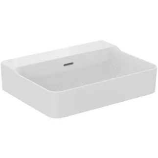 IDEAL STANDARD CONCA - Waschtisch 600x450x165 mm in weiß, ohne Hahnloch, mit Überlauf - IdealPlus #T3789MA - Weiß (Alpin) mit Ideal Plus