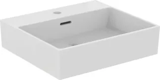 IDEAL STANDARD EXTRA - Waschtisch 500x450x150 mm in weiß glänzend, 1 Hahnloch, mit Überlauf #T372601 - Weiß (Alpin)