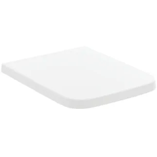 IDEAL STANDARD BLEND CUBE - Wrapover Sitz 365x455x35 mm in weiß seidenmatt - SoftClosing WC #T3927V1 - Seidenweiß