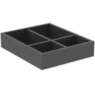 IDEAL STANDARD CONCA - Aufbewahrungsbox 200x230x50 mm in anthrazit matt lackiert #T3980Y2 - Anthrazit matt