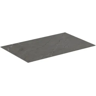 IDEAL STANDARD CONCA - Waschtischplatte 800x505x6 mm in steindekor #T3970DI - Pietra Grau